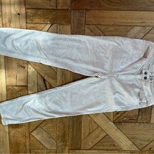 We The Free size 28 Regular Cream Velvetish Jeans for Women